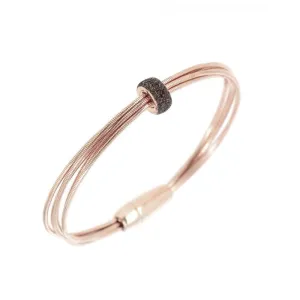 Bracelet Pesavento - DNA Spring, Plaqué Or Rose (WDNAB448)