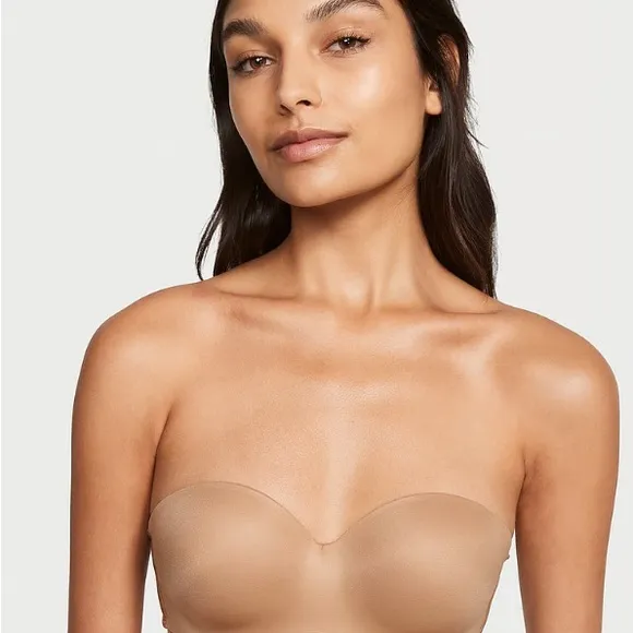 Brand NEW NWT Never Worn Victoria’s Secret Strapless Bra - Beige