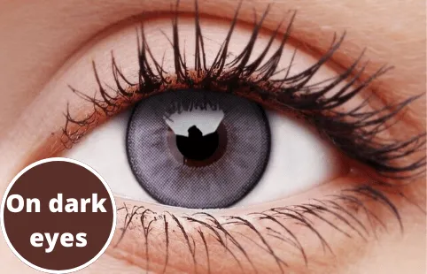Bright Crystal Coloured Contact Lenses