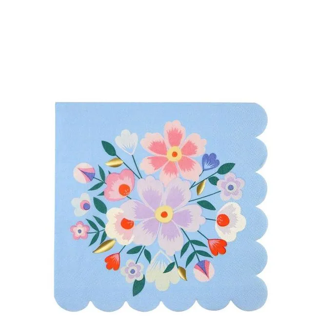 Bright Floral Large Napkins