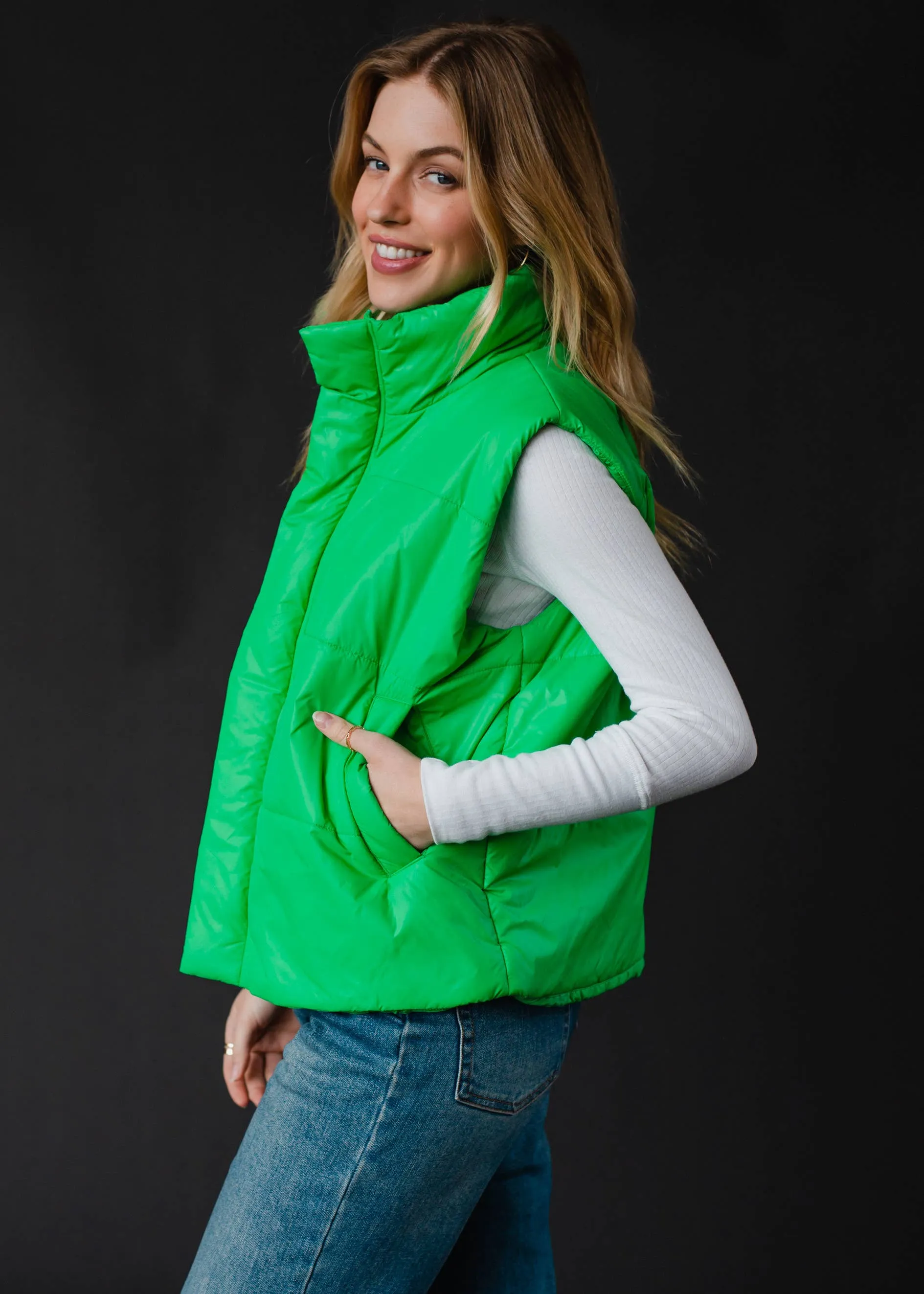 Bright Green Vest