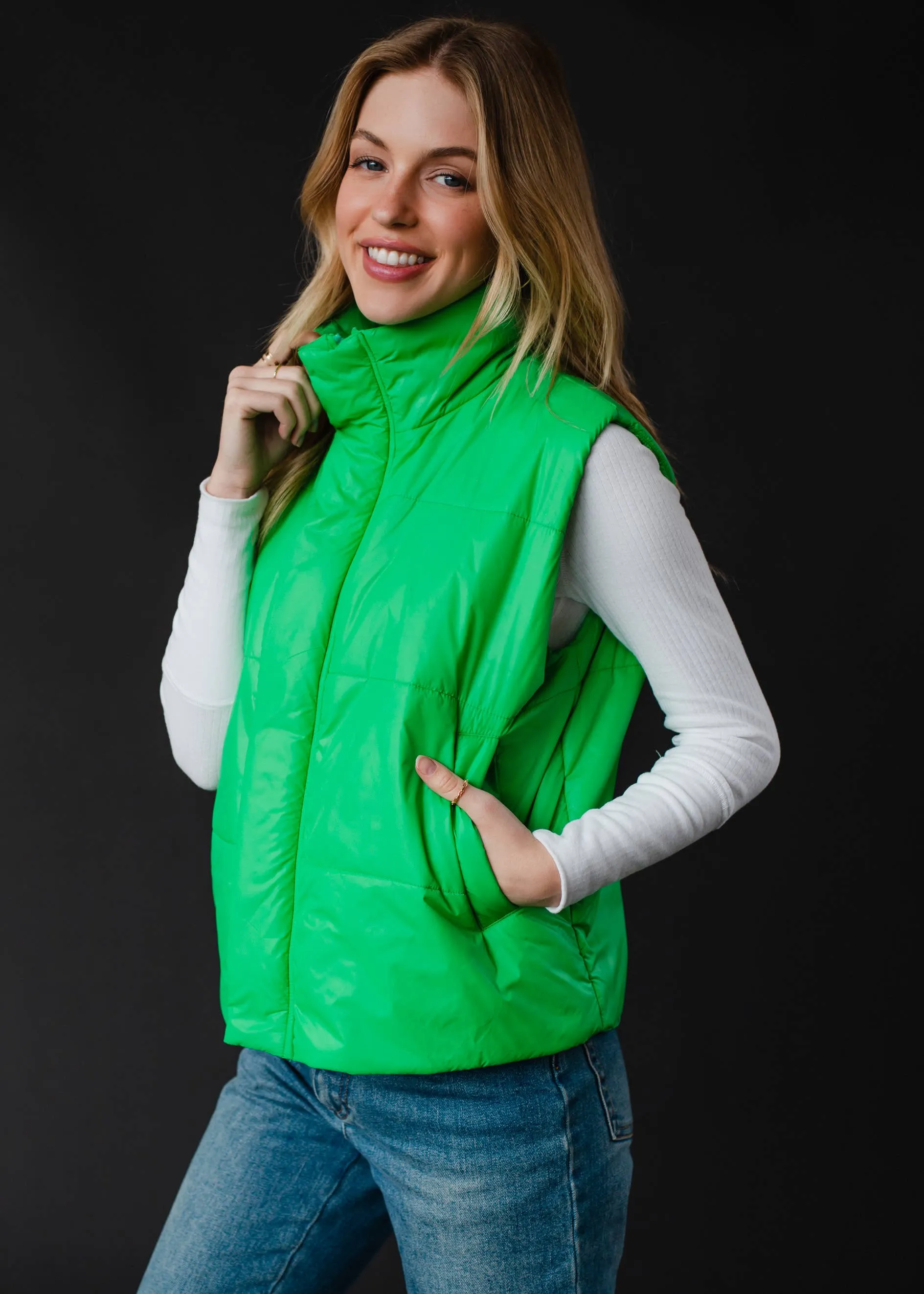 Bright Green Vest