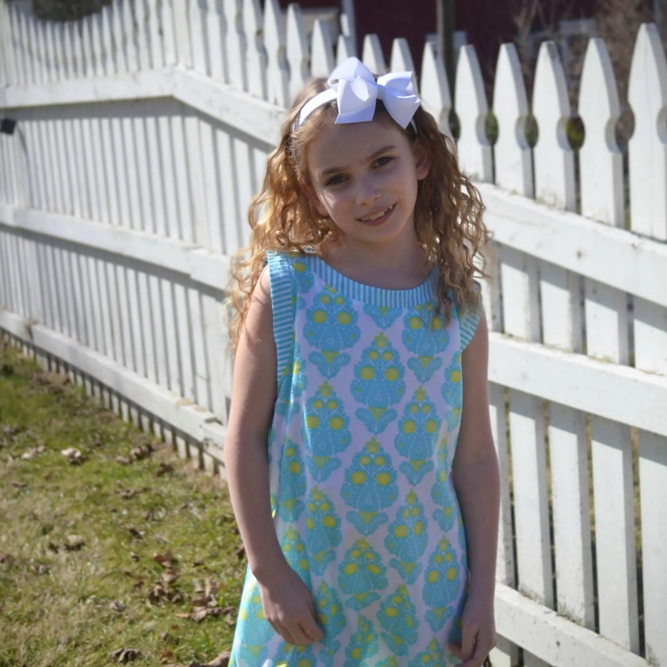 Bright Ikat Dress