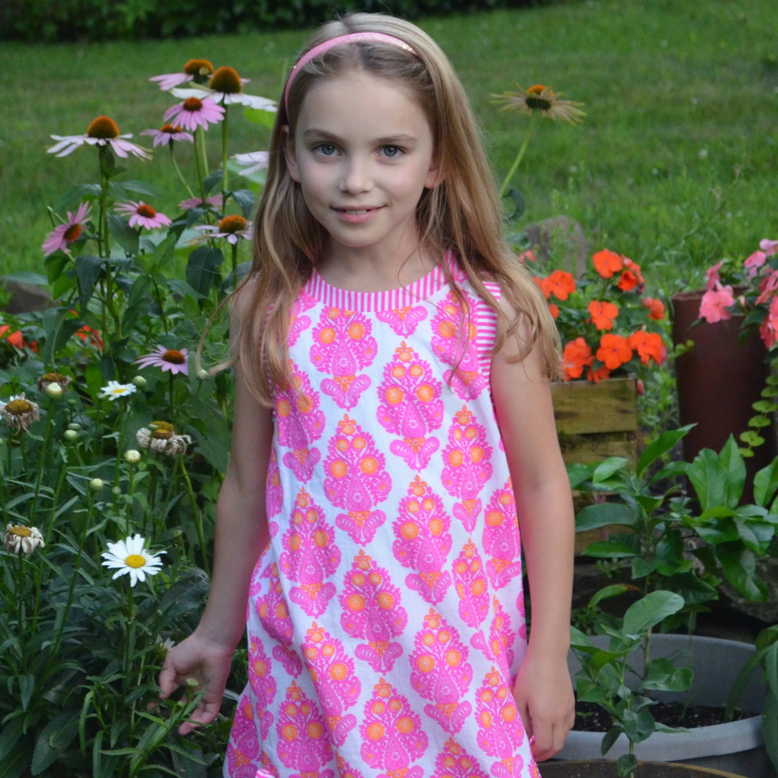 Bright Ikat Dress