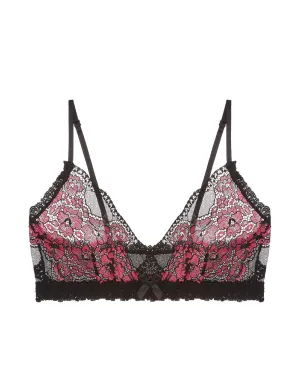 Bright Rose Petal Bralette