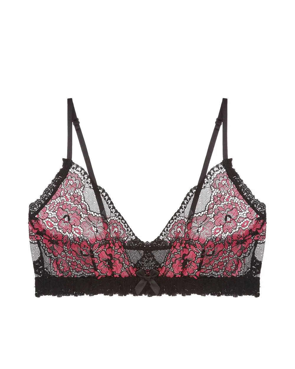 Bright Rose Petal Bralette