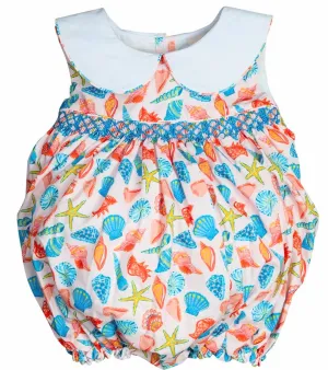 Bright Sea Life Smocked Bubble