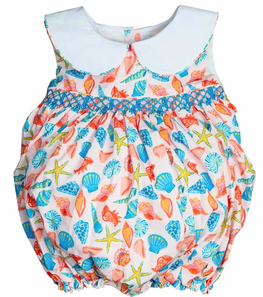 Bright Sea Life Smocked Bubble