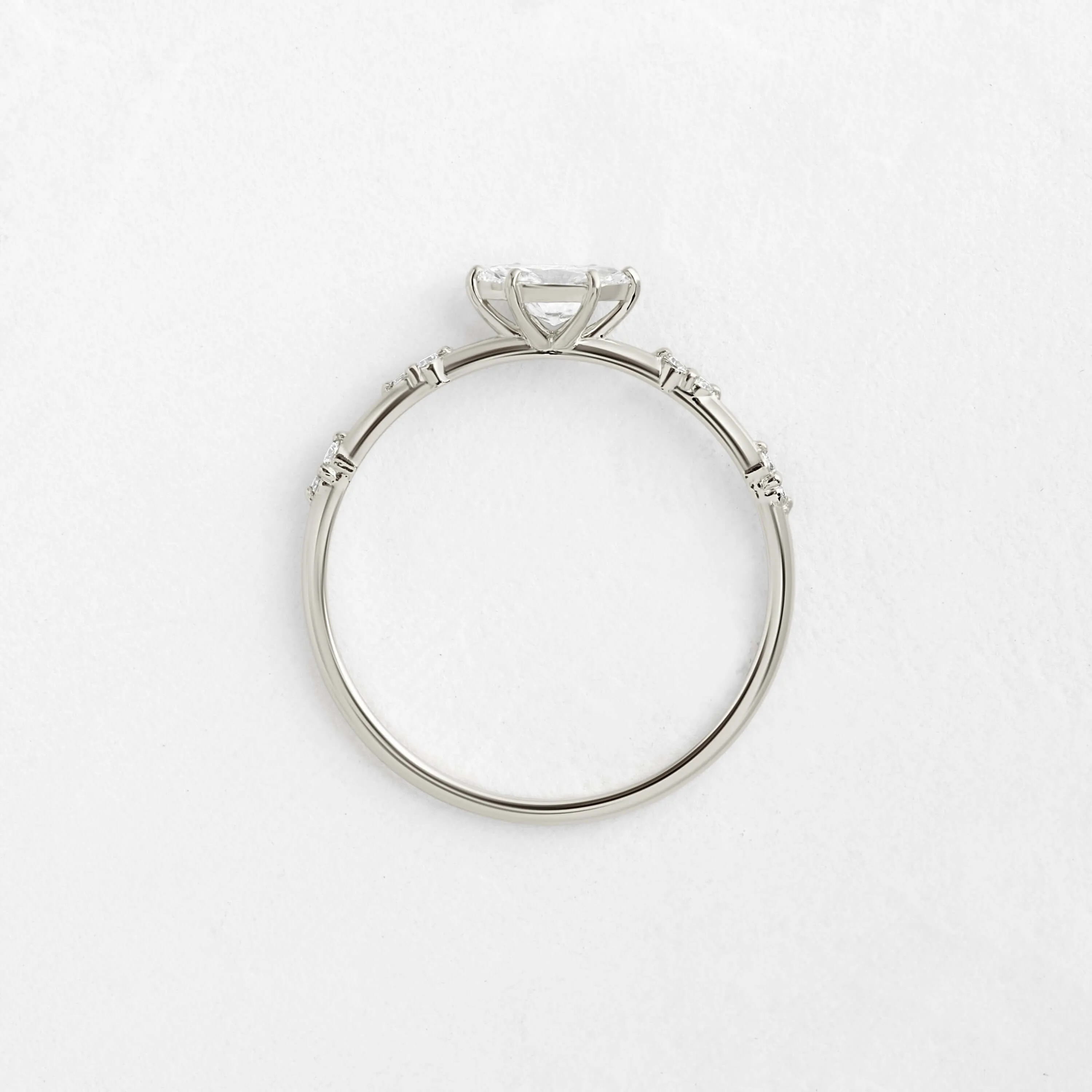 Bright Side Ring, Marquise Cut