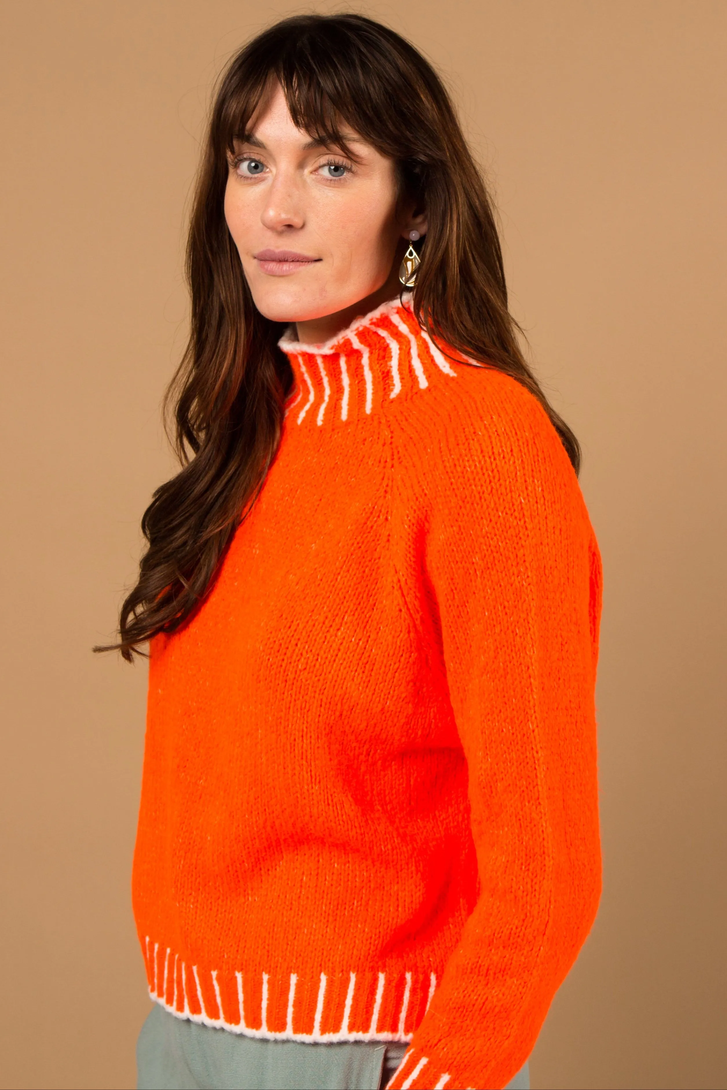 Bright Stitch Edge Jumper