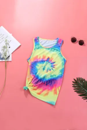 Bright Tie Dye Tank Top