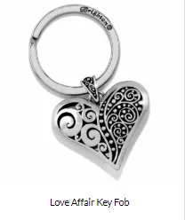 Brighton Silver Key Fobs