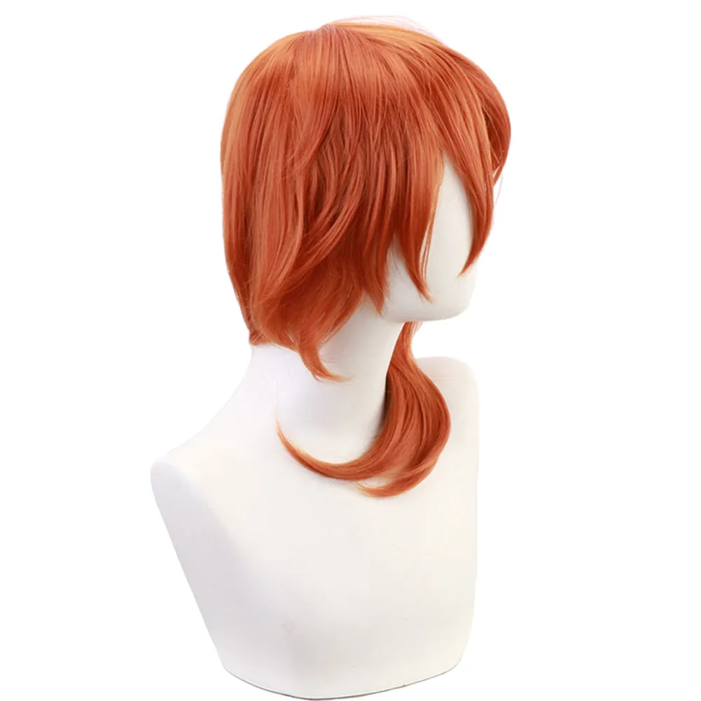 Bungou Stray Dogs Nakahara Chuuya Anime Character Cosplay Wig Heat Resistant Synthetic Hair Carnival Halloween Party Props