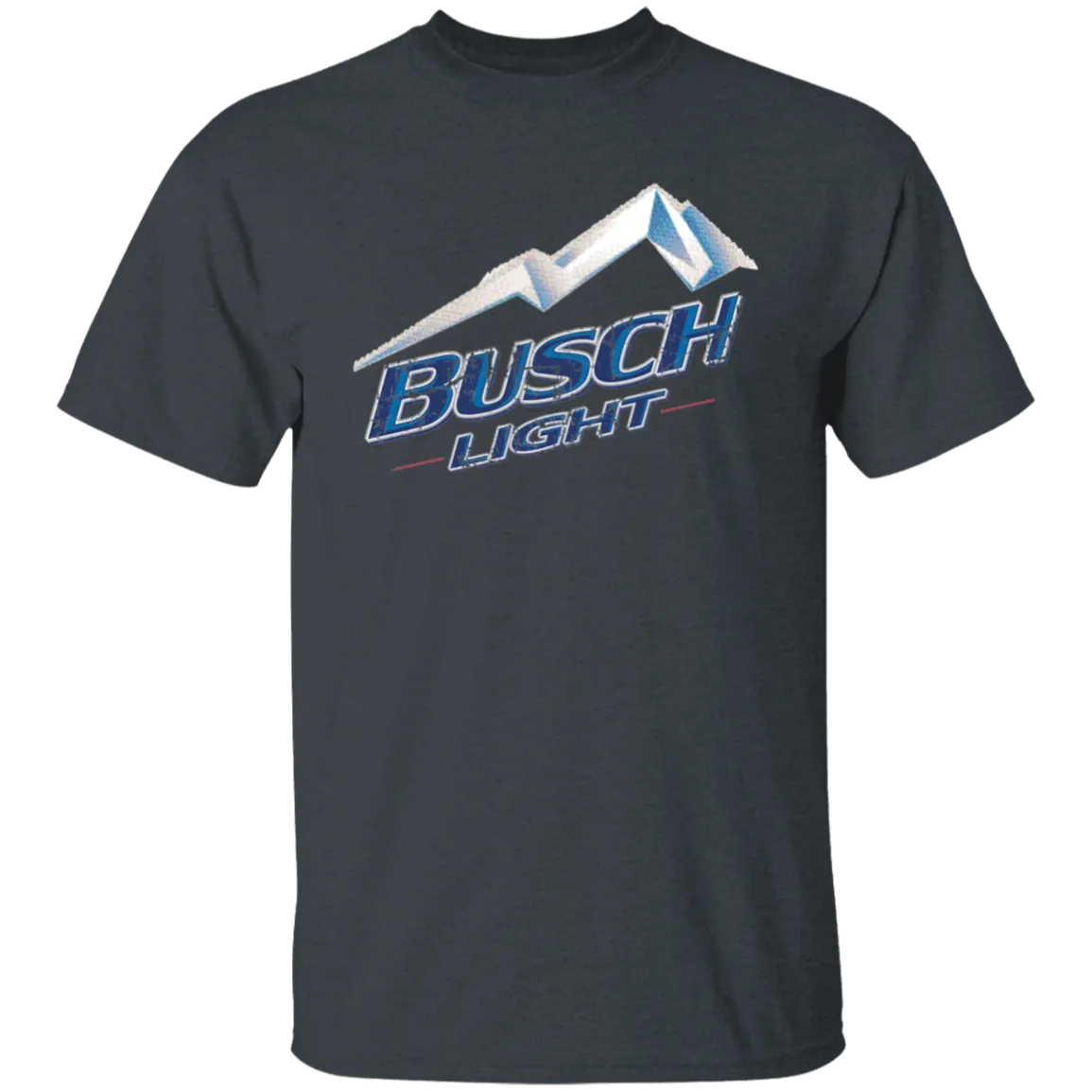 Busch Light Beer T-Shirt Custom Designed Color Worn Label Pattern