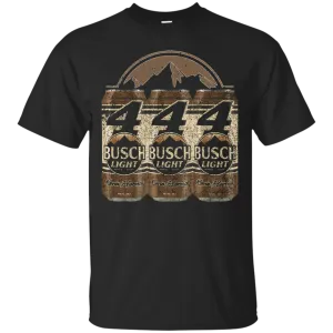 Busch Light Beer T-Shirt Custom Designed Color Worn Label Pattern