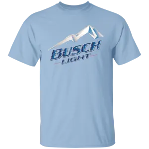 Busch Light Beer T-Shirt Custom Designed Color Worn Label Pattern