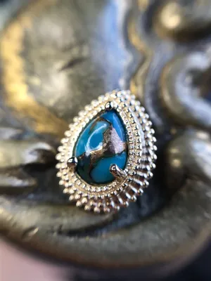 BVLA - Afghan pear with copper turquoise pear