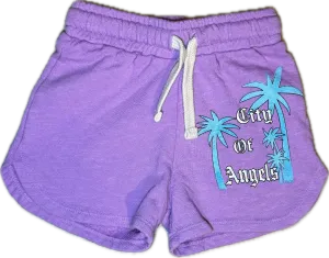 Californian Vintage- City Of Angels Shorts (Lilac)