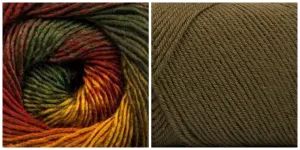 CAMEL   EARTHY - Embossed Phoenix Vortex Shawl KIT