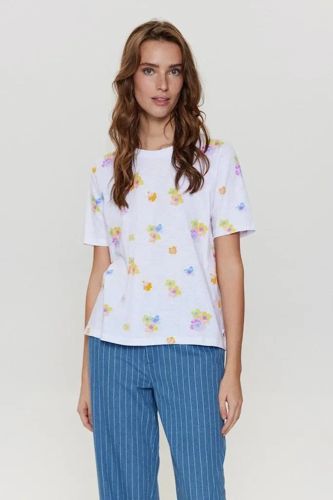 Camiseta Nümph Nulia Bright White