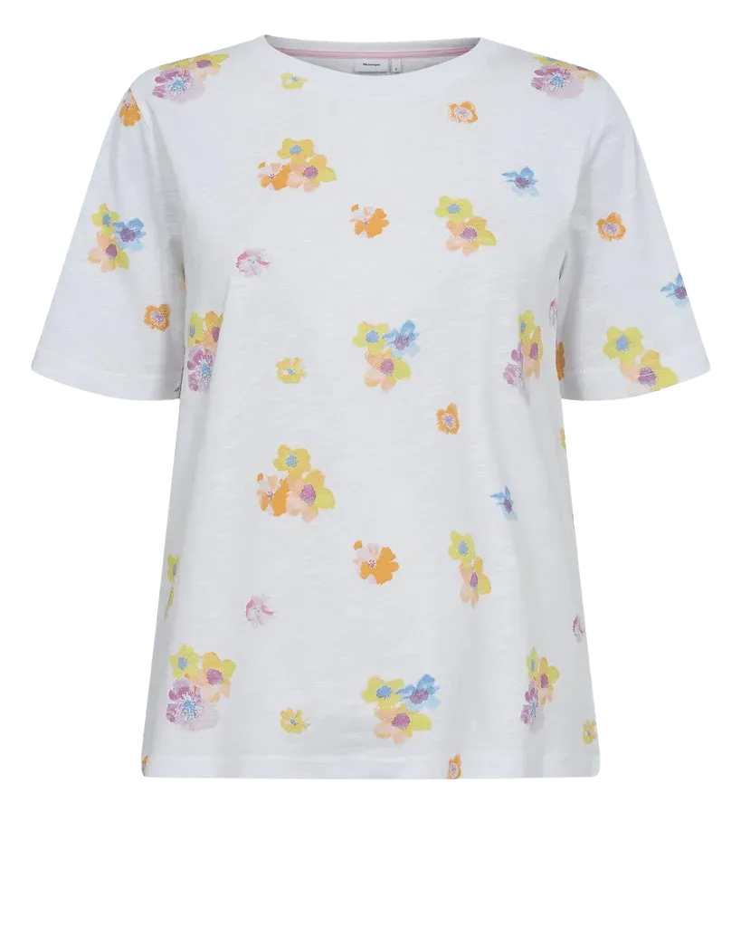 Camiseta Nümph Nulia Bright White