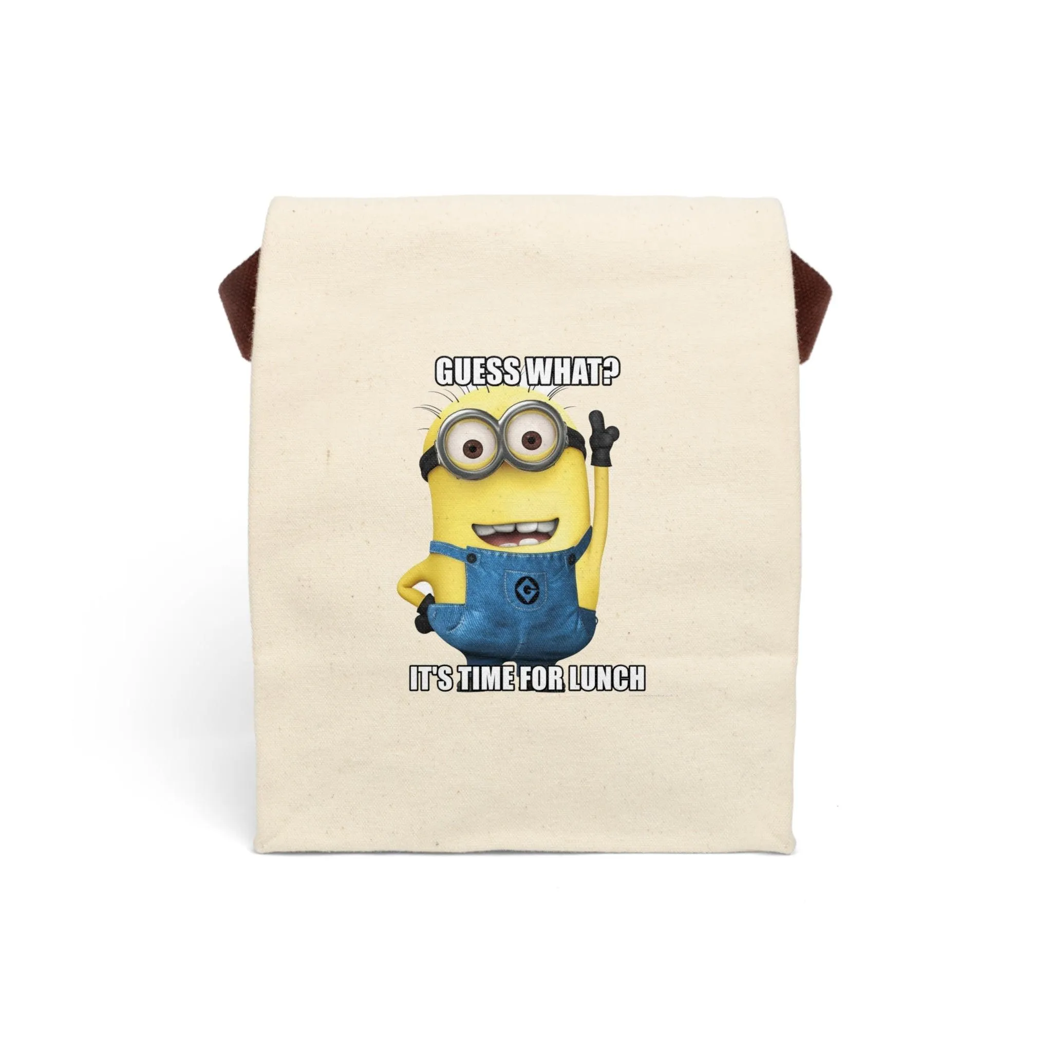 Canvas Lunch Bag with Strap