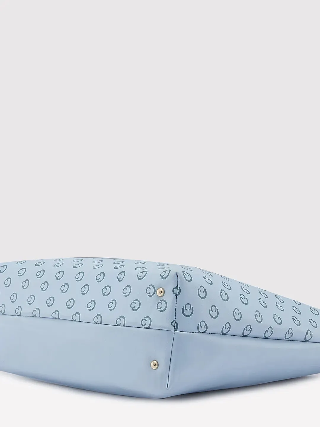 Caprese Freya Large Soft Blue Tote Bag