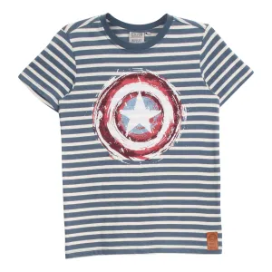 Captain America Embossed T-Shirt