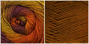 CARAMEL   FOLIAGE - Embossed Phoenix Scarf KIT