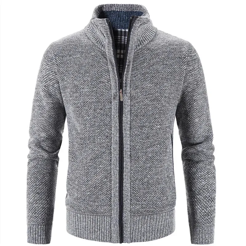 Cardigan Masculino Casual Crochet