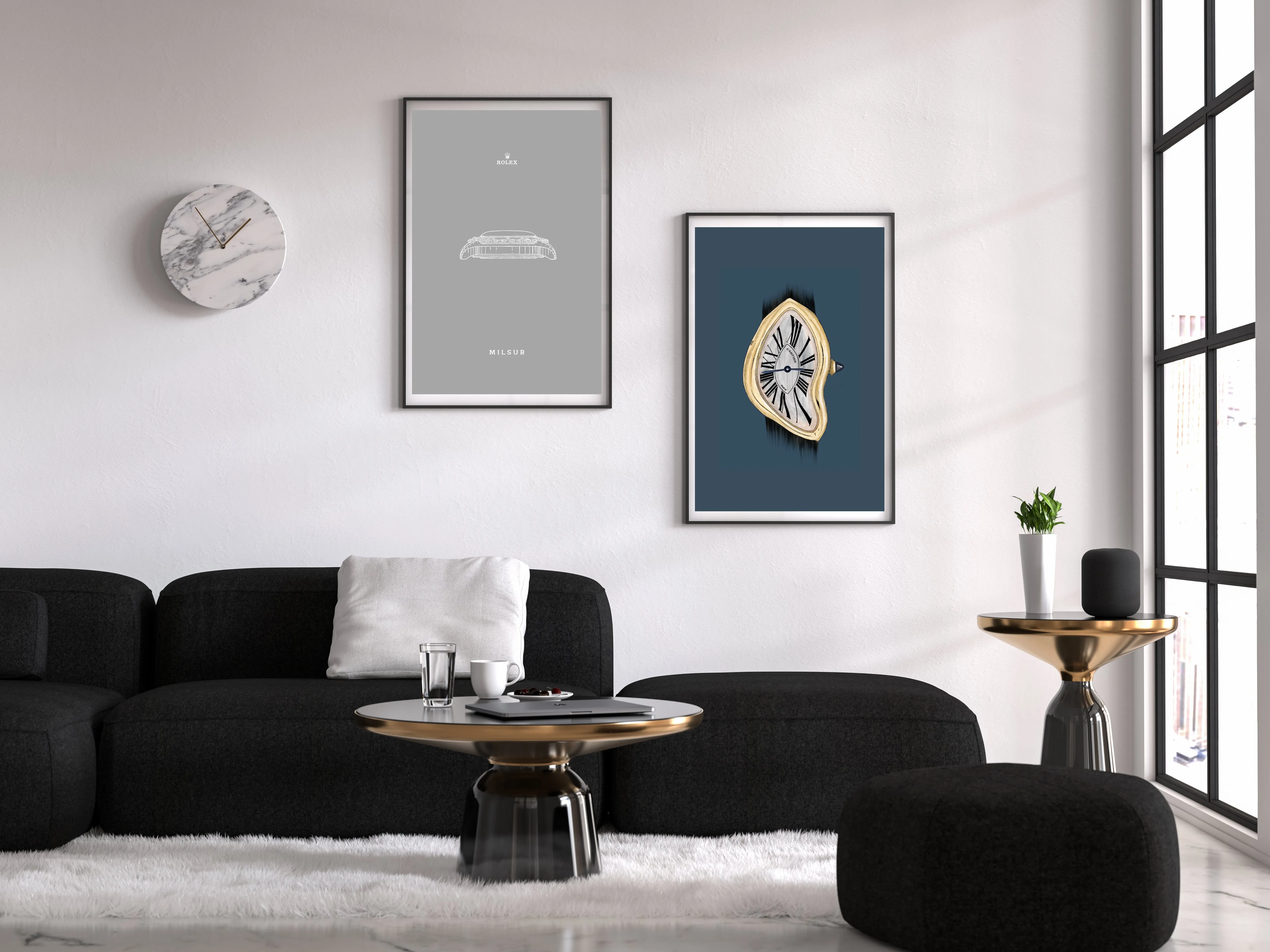 Cartier Crash Framed Poster