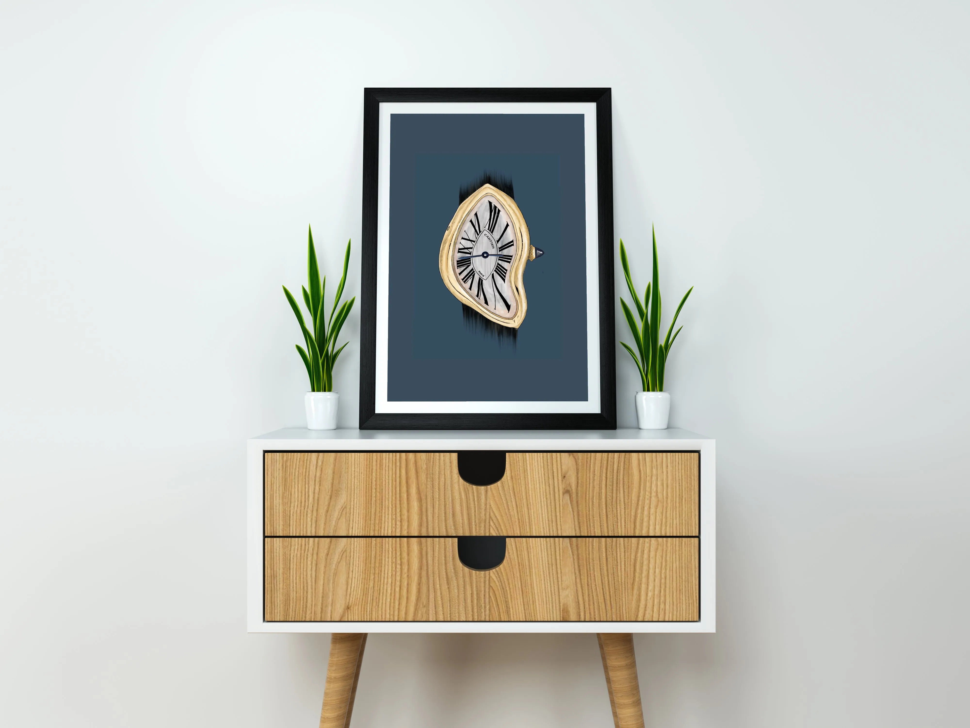 Cartier Crash Framed Poster