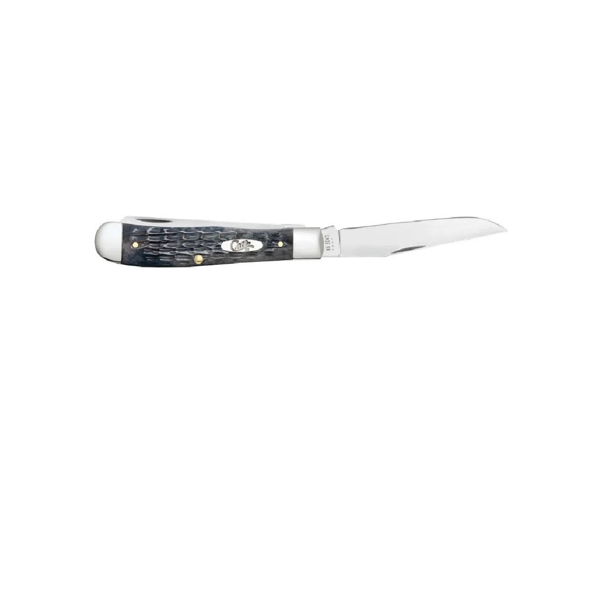 CASE KNIVES POCKET WORN CRANDALL JIG GRAY BONE TRAPPER