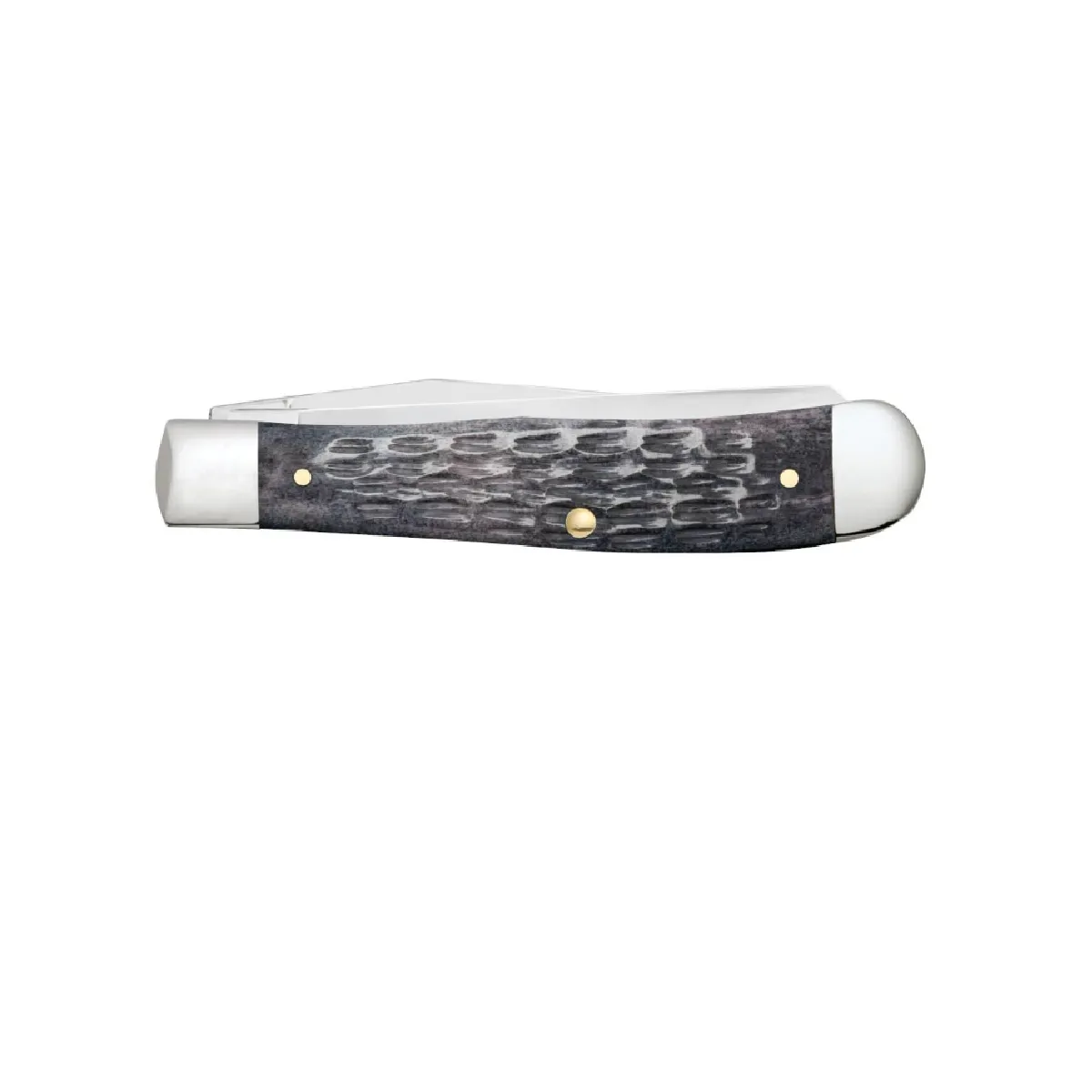 CASE KNIVES POCKET WORN CRANDALL JIG GRAY BONE TRAPPER