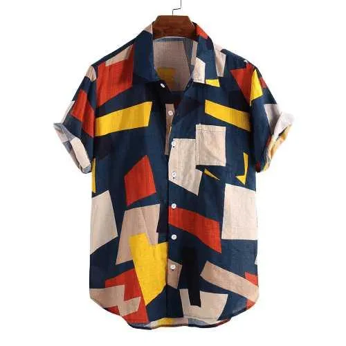 Casual Plaid Colored Men Casual Shirt
