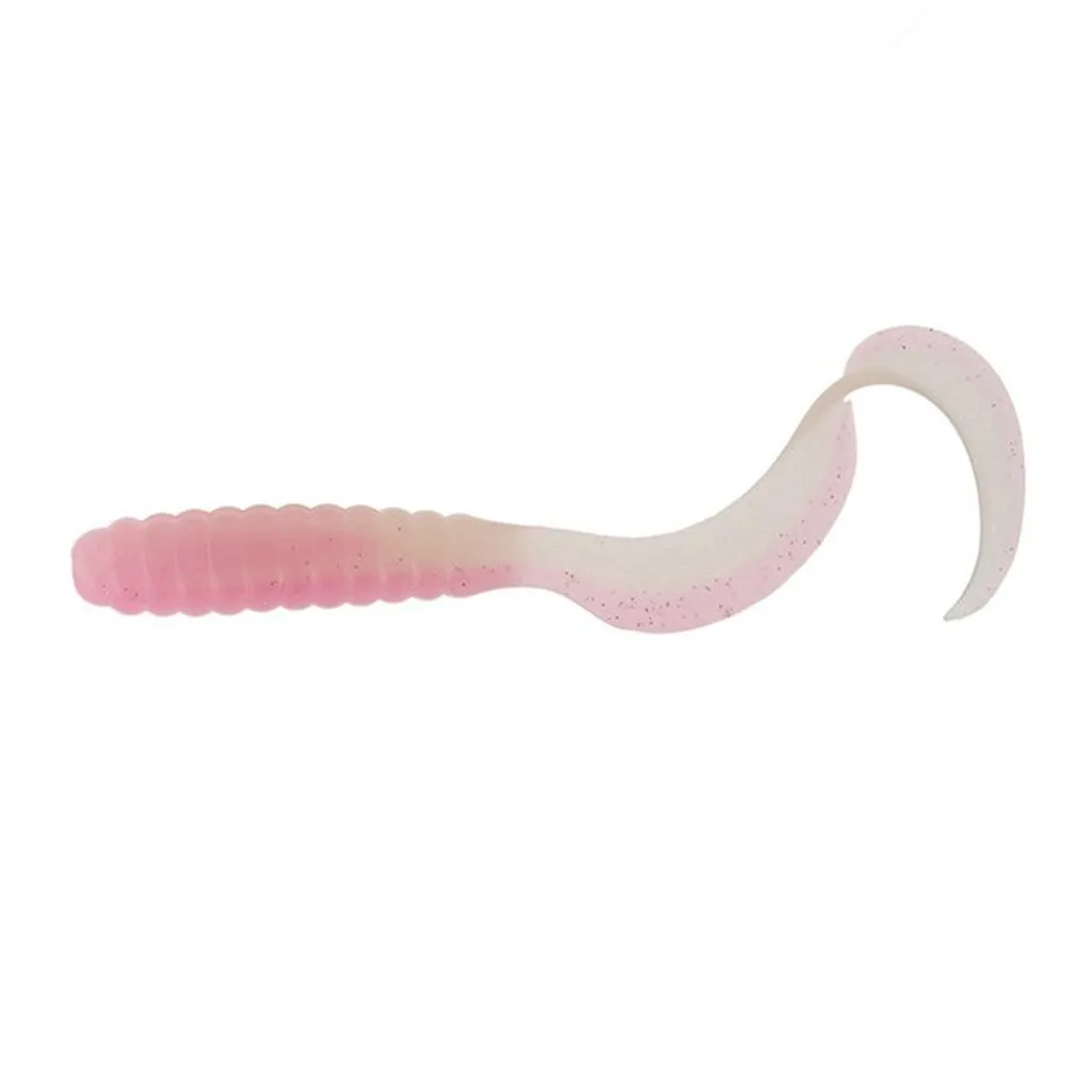 Catch Black Label Livies Softbait Curly Tail Shady Lady Glow 6 inch 4 Pack