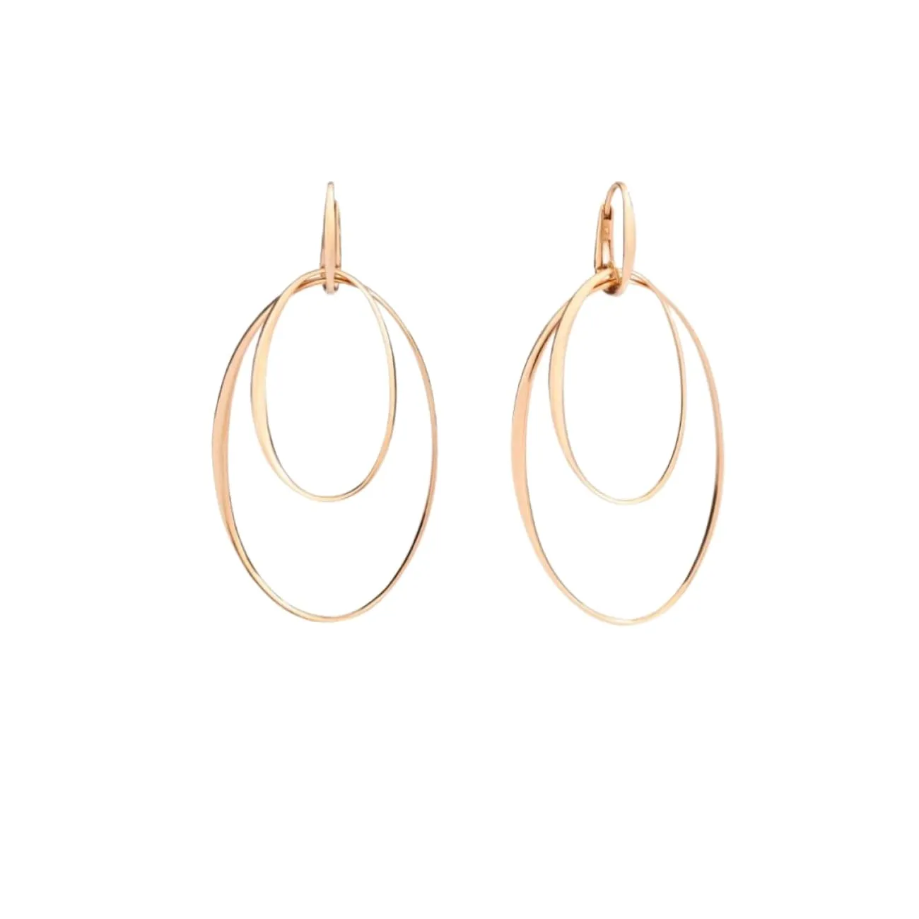 Catene 18K Rose Gold Bold Links Drop Earrings