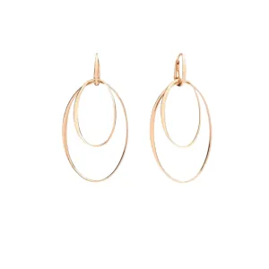 Catene 18K Rose Gold Bold Links Drop Earrings