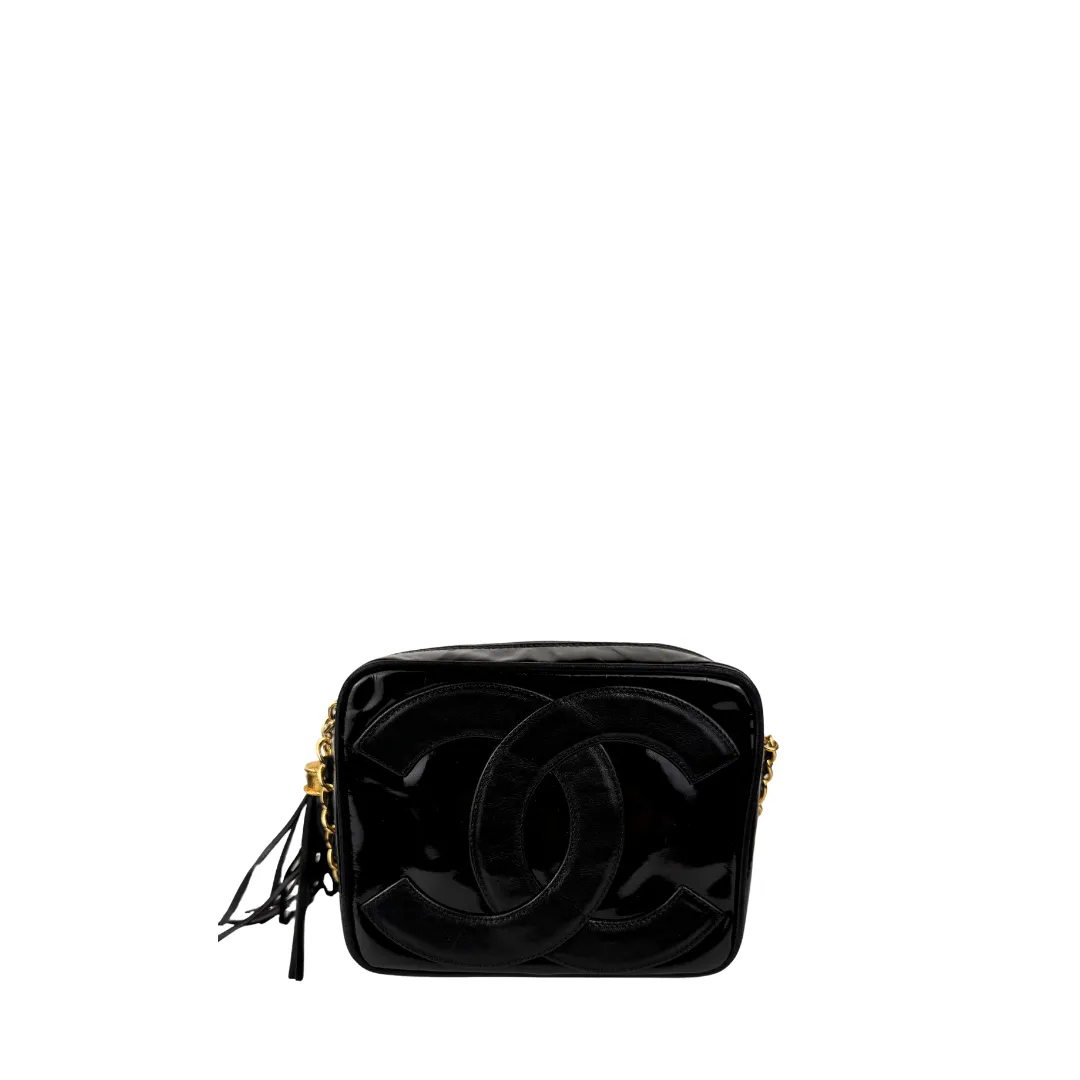 Chanel Patent CC Square Camera Bag