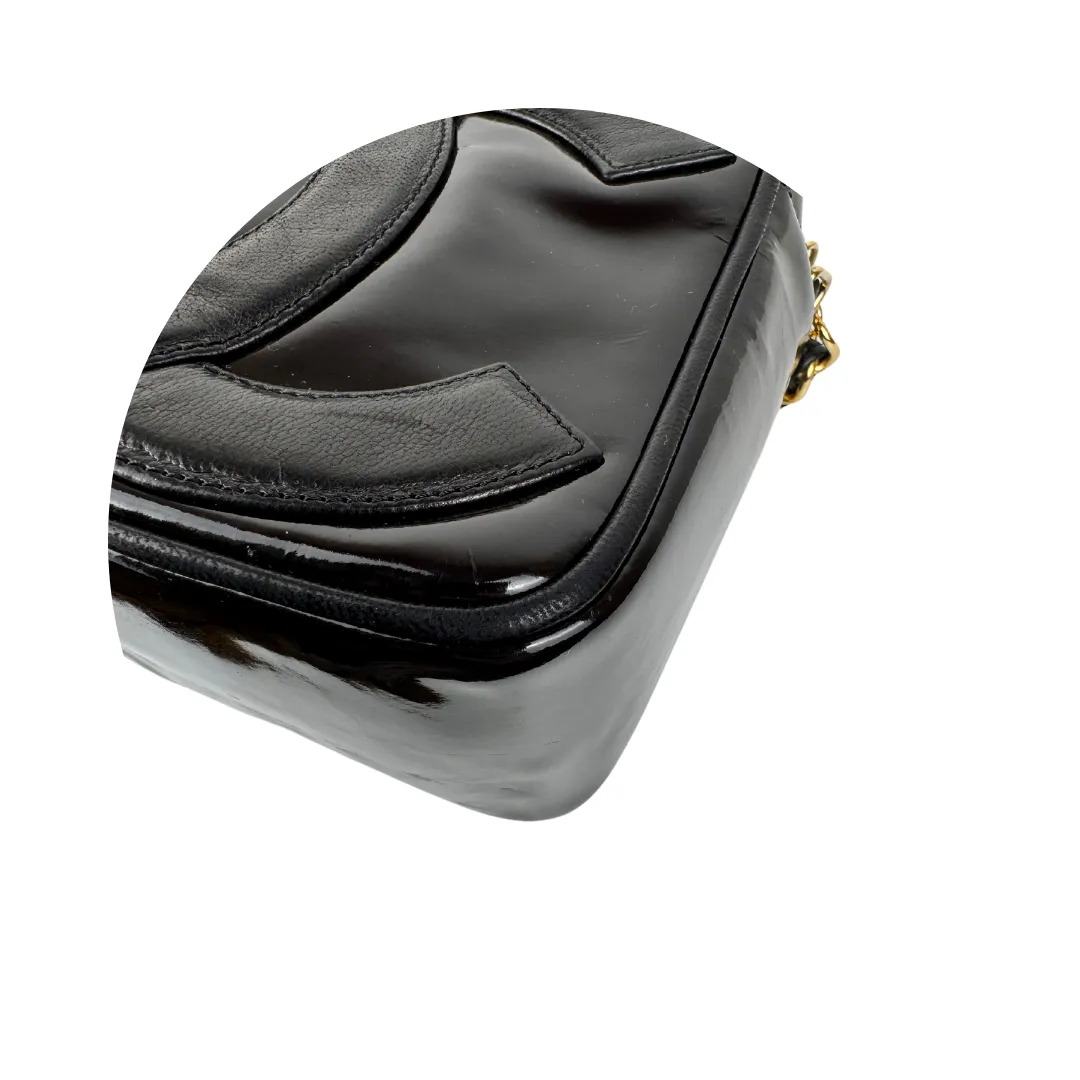 Chanel Patent CC Square Camera Bag