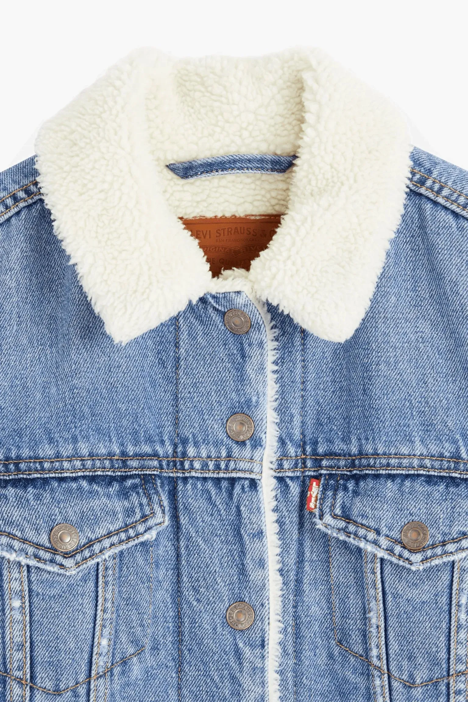 Chaqueta Levi's® Trucker Type III Sherpa Indigo Worn In