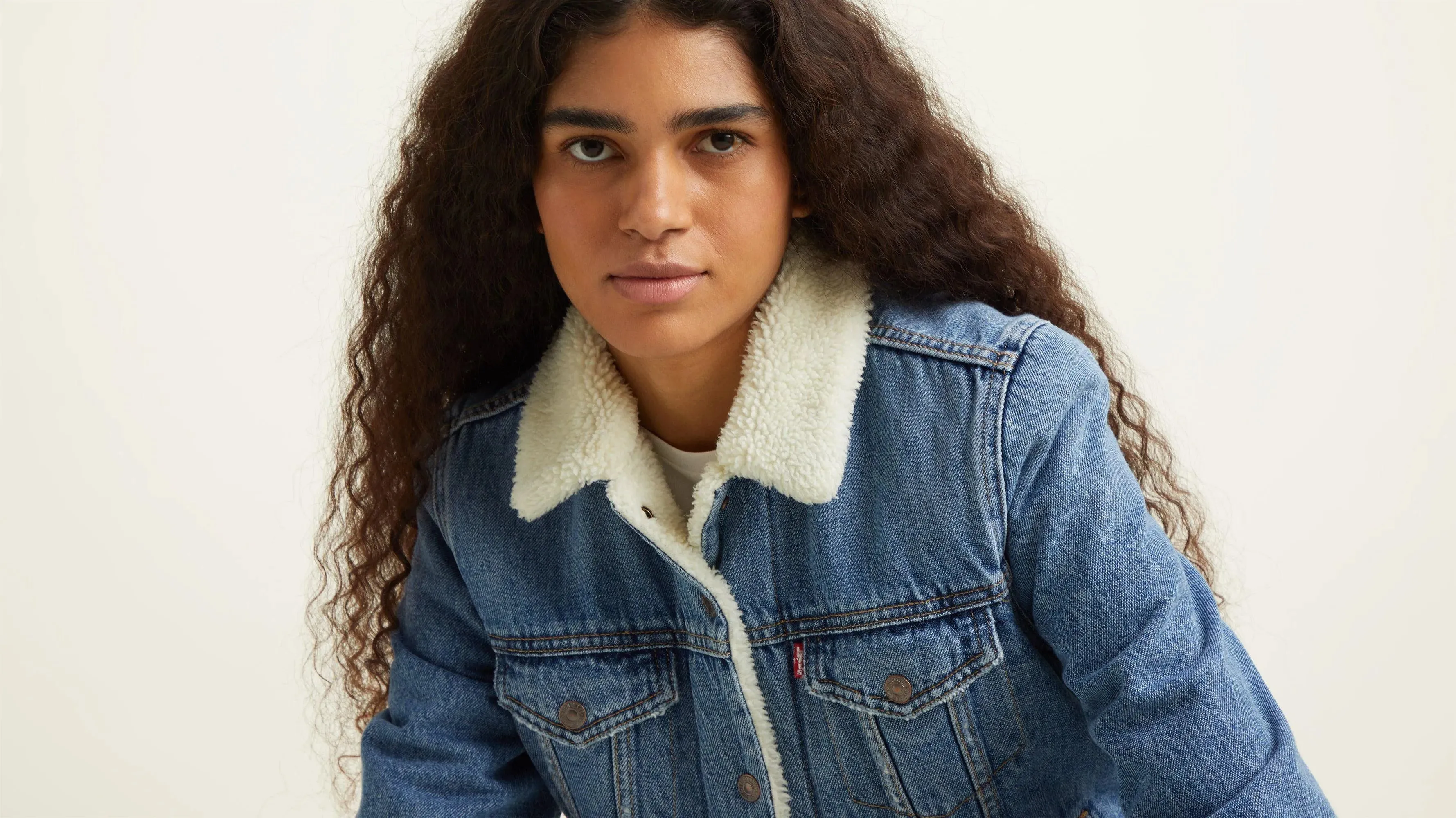Chaqueta Levi's® Trucker Type III Sherpa Indigo Worn In