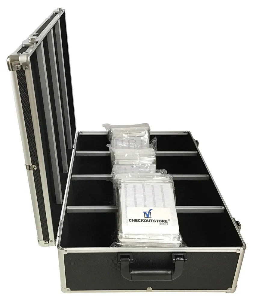 CheckOutStore Aluminum CD/DVD Media Hanging Sleeves Storage Box