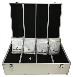 CheckOutStore Aluminum CD/DVD Media Hanging Sleeves Storage Box