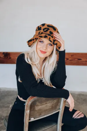 Cheetah Girl Sherpa Hat