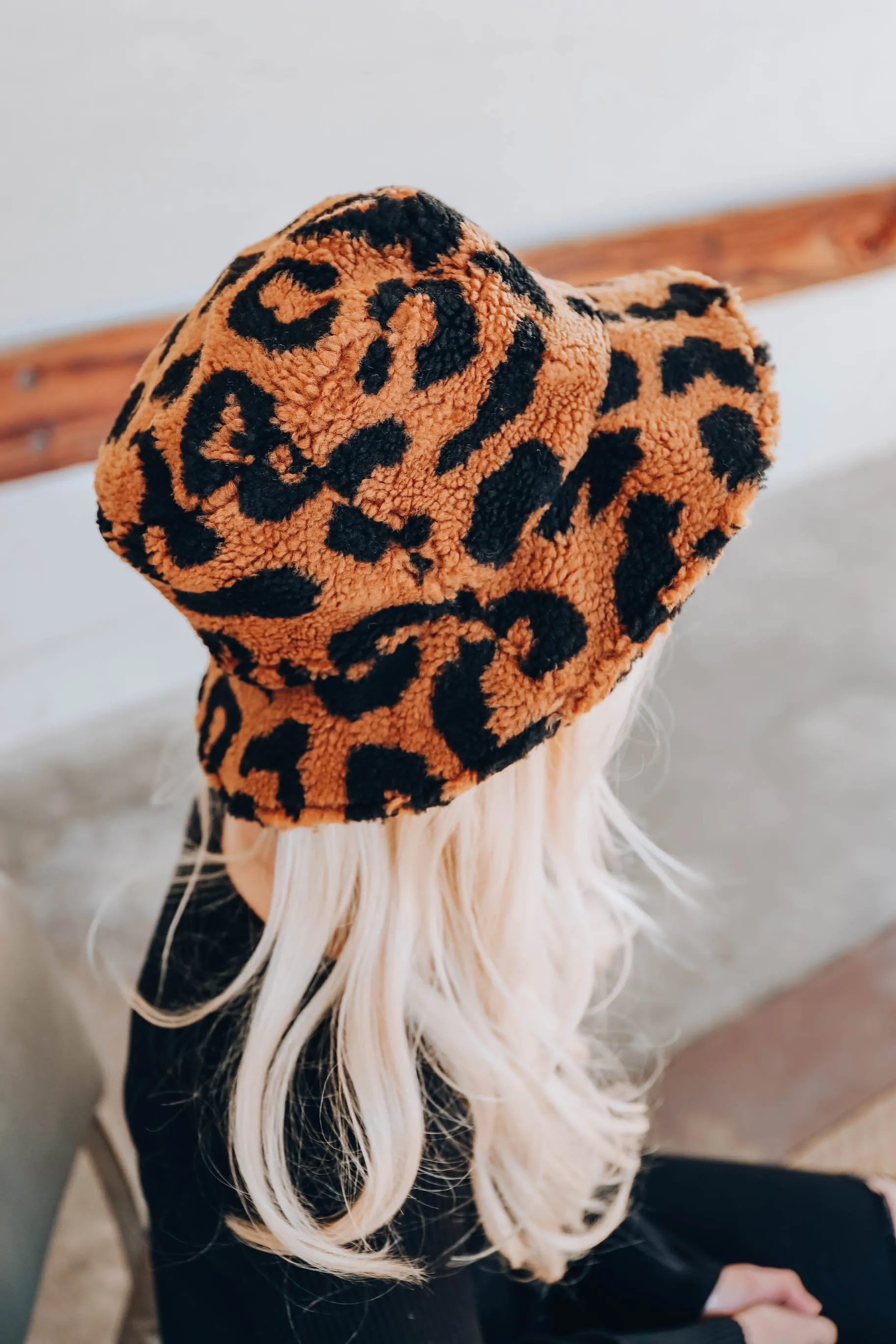 Cheetah Girl Sherpa Hat