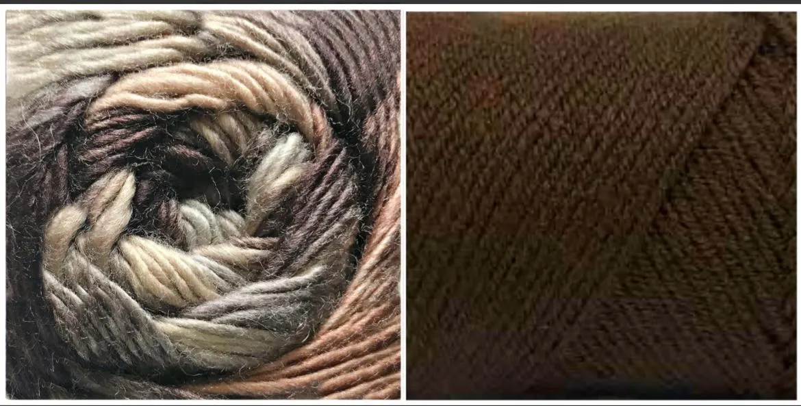 CHOCOLATE/ AUTUUM LEAVES Hexagon Purse Kit