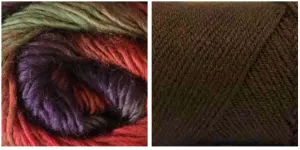 CHOCOLATE   VERDANA - Embossed Phoenix Scarf KIT