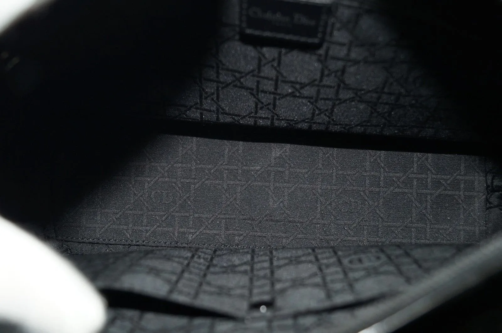Christian Dior Handbags - Maris Pearl Black Patent Leather Bag