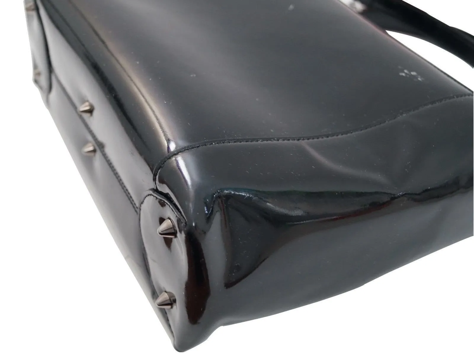 Christian Dior Handbags - Maris Pearl Black Patent Leather Bag